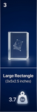Large Rectangle 3D Pet Crystal Photo Gift