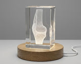 Joints Art 3D-Engraved Crystal Keepsake Recognition Trophy - Luxurious Home Decor Gift - Custom Award From A&B Crystal Collection