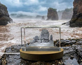 Bay Of Fundy 3D Engraved Crystal Trophy Award With LED Base Light - Unique Recognition Gift - Custom Award From AB Crystal Collection