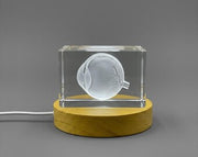 Eye Art For An Ophthalmologists | 3D Engraved Crystal 