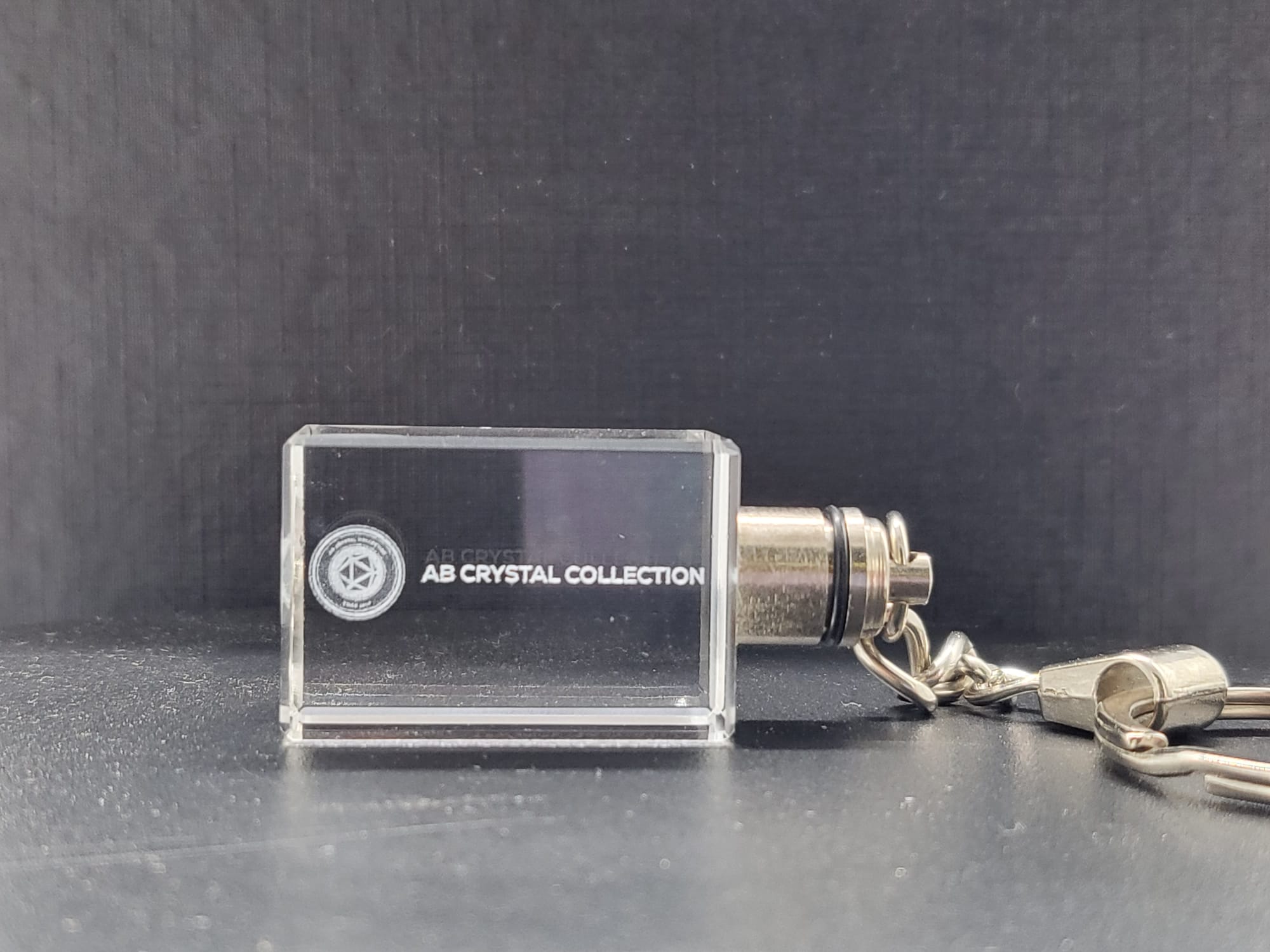 Personalized Keychain A&B Crystal Collection