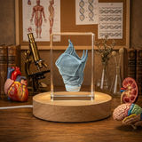 Larynx Art 3D Engraved Trophy Award with Recognition | Unique Crystal Keepsake for Doctors