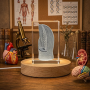 3D Engraved Crystal Trophy for Nail Pros - Medical Trophy