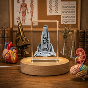 Pharynx Art Recognition Trophy & Award | 3D Engraved Crystal Keepsake Gift for Medical Professionals