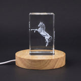 Arabian Horse 3D Engraved Crystal Trophy Award — Made in Canada