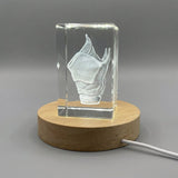 Larynx Art 3D Engraved Trophy Award with Recognition | Unique 3D Engraved Crystal Keepsake — Made in Canada