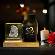 Pet 3D Crystal personnalisé avec URN