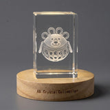 3D 3D Engraved Crystal Sculpture — Made in Canada