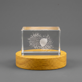 Rambutan Fruit 3D Engraved Crystal Decor Gift
