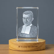 St. Benito de Jesus 3D Engraved Crystal — Made in Canada