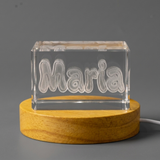Maria | Names Art 3D Engraved Crystal