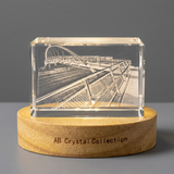 Garrison Crossing 3D Engraved Crystal Gift