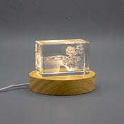 Centre Island Bridge 3D Engraved Crystal — Made in Canada