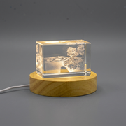 3D Engraved Crystal Centre Island Bridge - A Captivating Toronto's Landmark