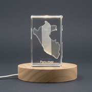 Peru 3D Engraved Crystal