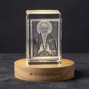 3D Engraved Crystal St. Abba Isa