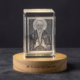 3D Engraved Crystal St. Abba Isa