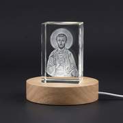 St. James the Lesser 3D Engraved Crystal Gift - Inspirational Religious Keepsake