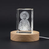 St. James the Lesser — 3D laser-engraved crystal keepsake, Made in Canada
