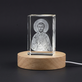 St. James the Lesser 3D Engraved Crystal Gift - Inspirational Religious Keepsake