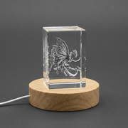 Feydragon 3D Engraved Crystal Gift