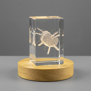 Lymph Nodes  | KeepSake à cristal gravé 3D | Doctor Gift