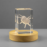 Lymph Nodes 3D Engraved Crystal Trophy Award — Made in Canada - Custom Award From A&B Crystal Collection