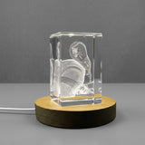 Veins Art 3D Engraved Crystal Keepsake — Made in Canada - Custom Award From A&B Crystal Collection