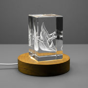 Spleen 3D Engraved Crystal Trophy Award — Made in Canada