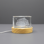 Fiji 3D Engraved Crystal 