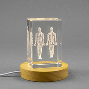 Art des muscles | KeepSake à cristal gravé 3D | Cadeau de médecin
