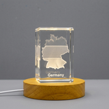 Allemagne 3D Crystal gravé Crystal 3D Crystal gravé Crystal / Gift / Decor / Collectible / Souvenir