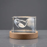 Fallopian Tubes Trophy Recognition Award Gift 3D Engraved Crystal — Made in Canada