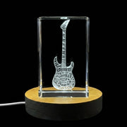 Guitar Soloist 3D Engraved Crystal — Made in Canada