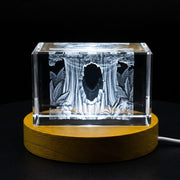 Tree Hollow Gift 3D Engraved Crystal — Made in Canada