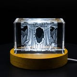 Tree Hollow Gift 3D Engraved Crystal — Made in Canada