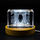 3D Engraved Crystal Tree Hollow Gift - Captivating Nature-Inspired Decor