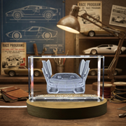 Lamborghini Aventador Recognition 3D Engraved Crystal Trophy - Exquisite Supercar Tribute