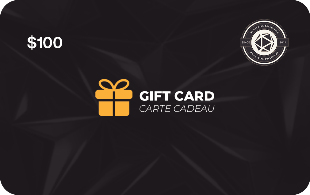 Physical Gift Card 100$ A&B Crystal Collection