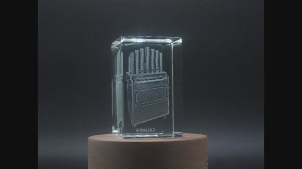 Calliope 3D Engraved Crystal 