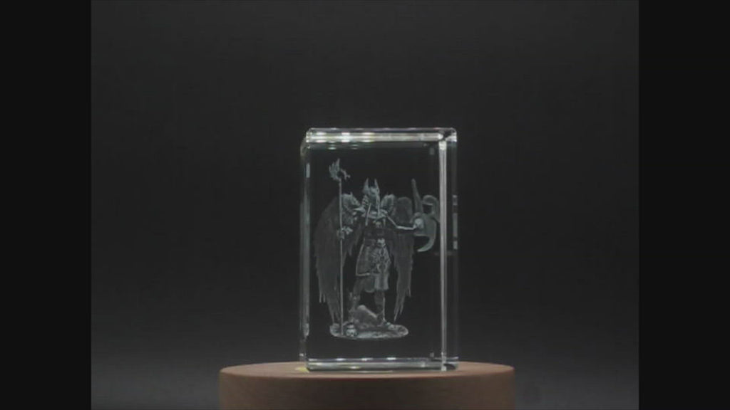 Horus 3D Engraved Crystal 