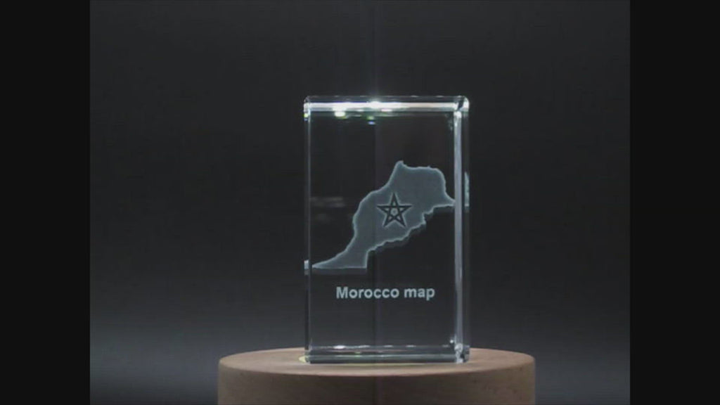 Morocco 3D Engraved Crystal 