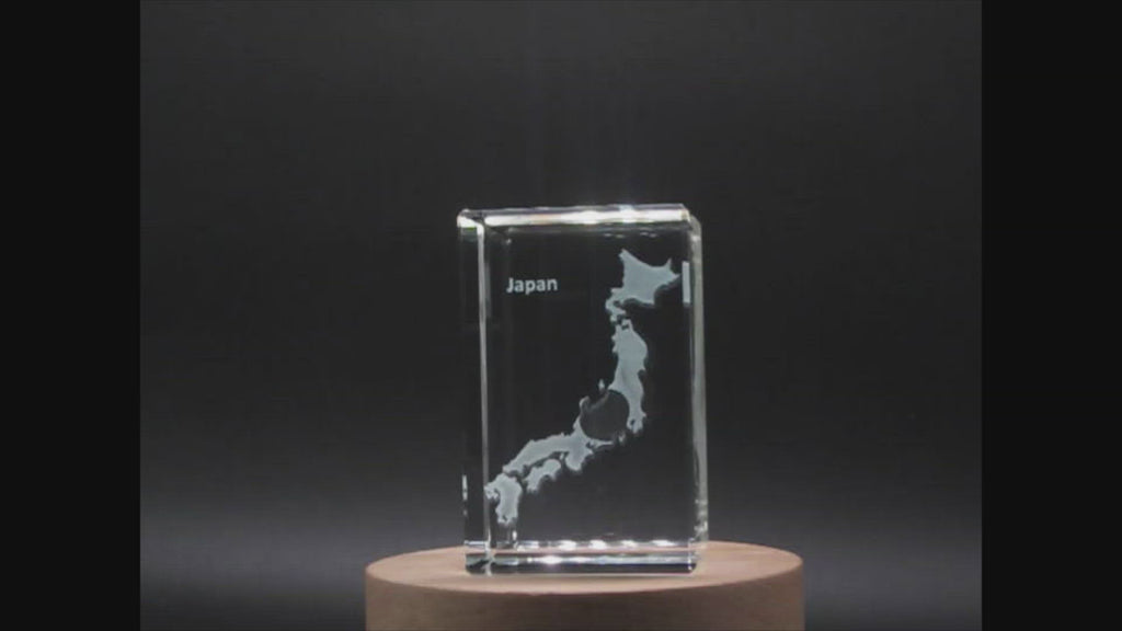 Japan 3D Engraved Crystal 
