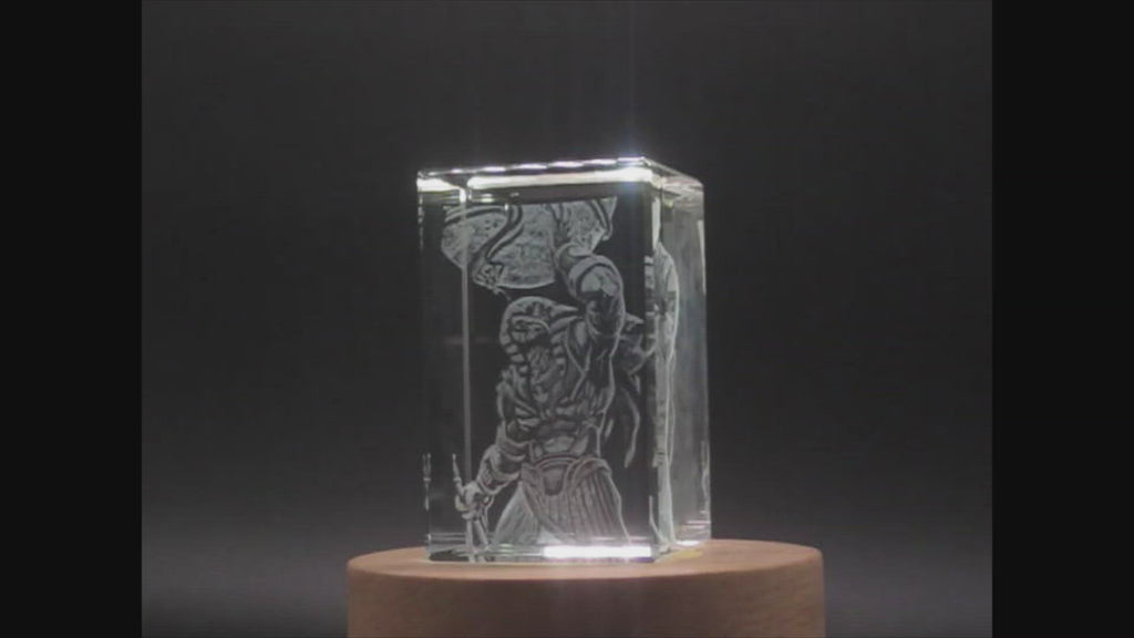 Re 3D Engraved Crystal 