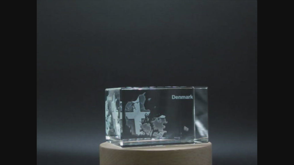 Denmark 3D Engraved Crystal 