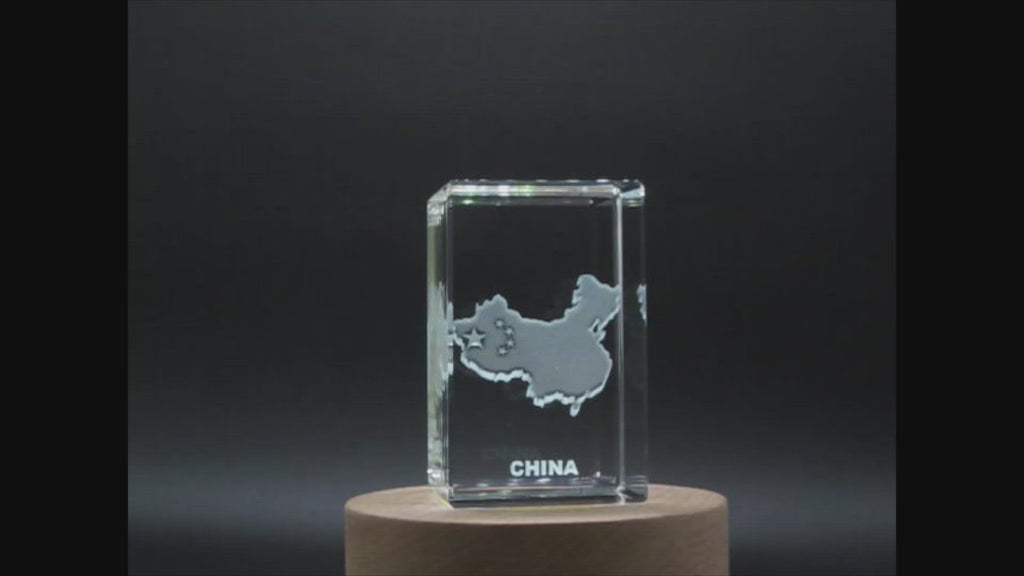 China 3D Engraved Crystal