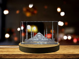 Sultan Ahmed Mosque 3D Engraved Crystal Keepsake Souvenir