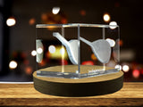 Baglama 3D Engraved Crystal | Music 3D Engraved Crystal Keepsake A&B Crystal Collection