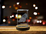 Conch Shankha 3D Engraved Crystal | Music 3D Engraved Crystal Keepsake