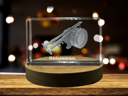 Nadaswaram Instrument 3D Gravure Crystal 3D Crystal Gravé Crystal / Gift / Decor / Collectible / Souvenir